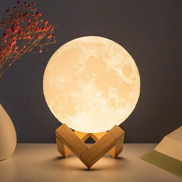 Realistic LED Moon Mood Lamp